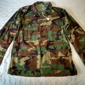 Camo Jacket Military Woodland  Warm / Weather NWOT